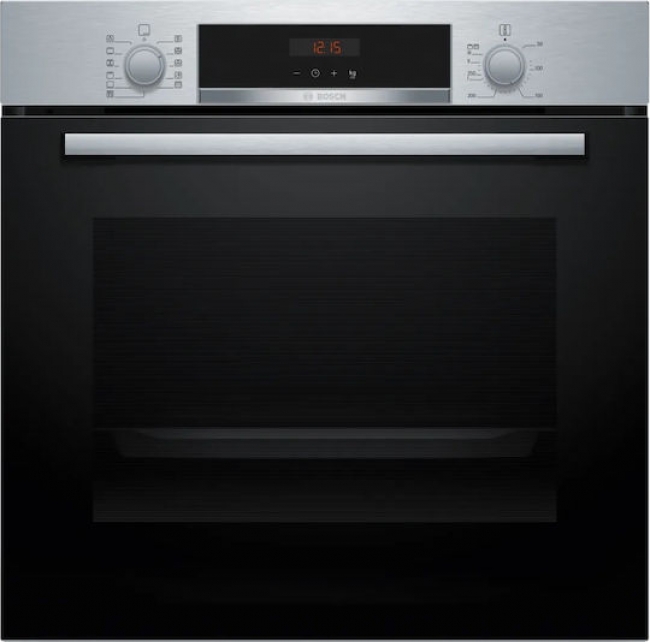 BOSCH HBA574ES3 Πυρολυτκός Φούρνος 71Lt. (ΔΩΡΟ ΒΑΘΙ ΤΑΨΙ) A+