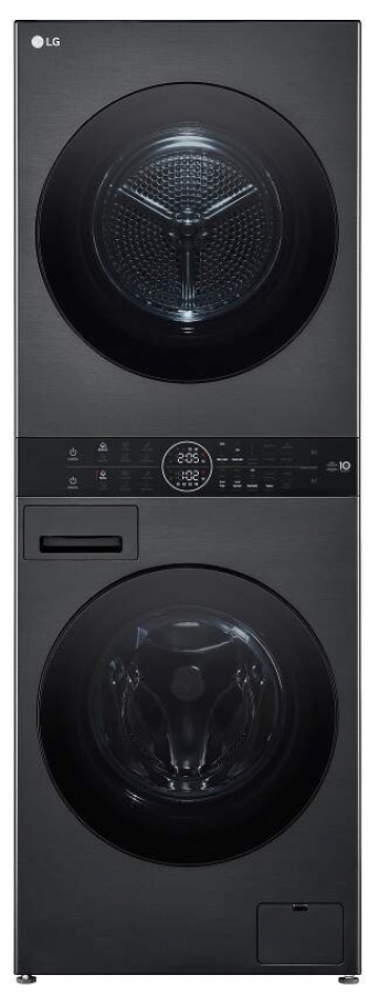 LG WT1210BBF WashTower 12kg/10kg 1.400 Στροφές με WiFi Ανθρακί Πλυντήριο Στεγνωτήριο Ρούχων