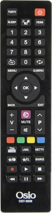Osio OST-5006-TR Τηλεχειριστήριο για τηλεοράσεις AKAI, BEKO, TELEFUNKEN, VESTEL